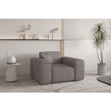 Sessel Designersessel CELES PREMIUM in Stoff Scala Taupe