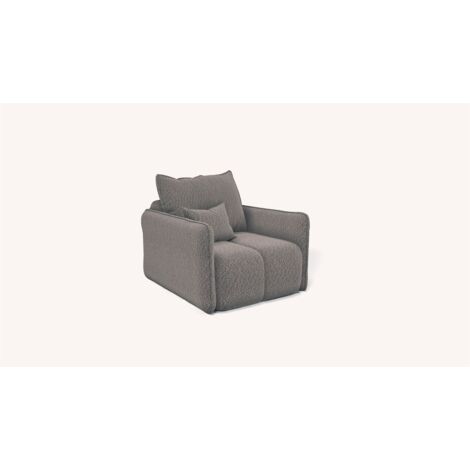 Sessel Designersessel MORGANO Stoff Abriamo Beige