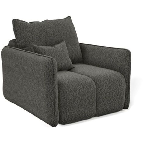 Sessel Designersessel MORGANO Stoff Abriamo Graphit