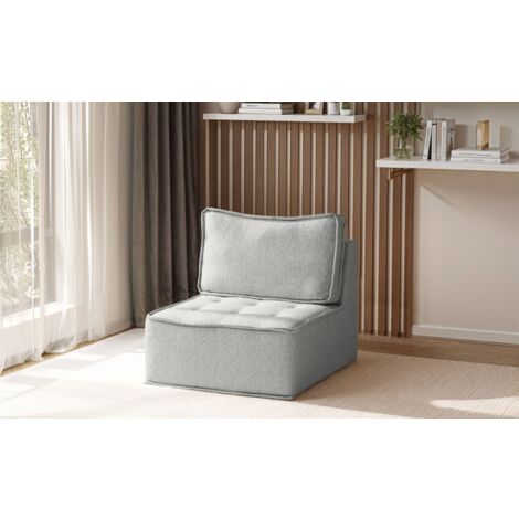 Sessel Designersessel SANDE XS Stoff Alpine Hellgrau