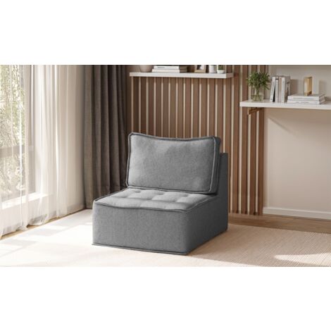 Sessel Designersessel SANDE XS Stoff Raven Grau