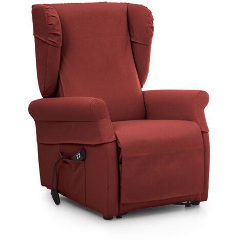 Sessel Dromanzin, Abnehmbarer Bezug, Rot
