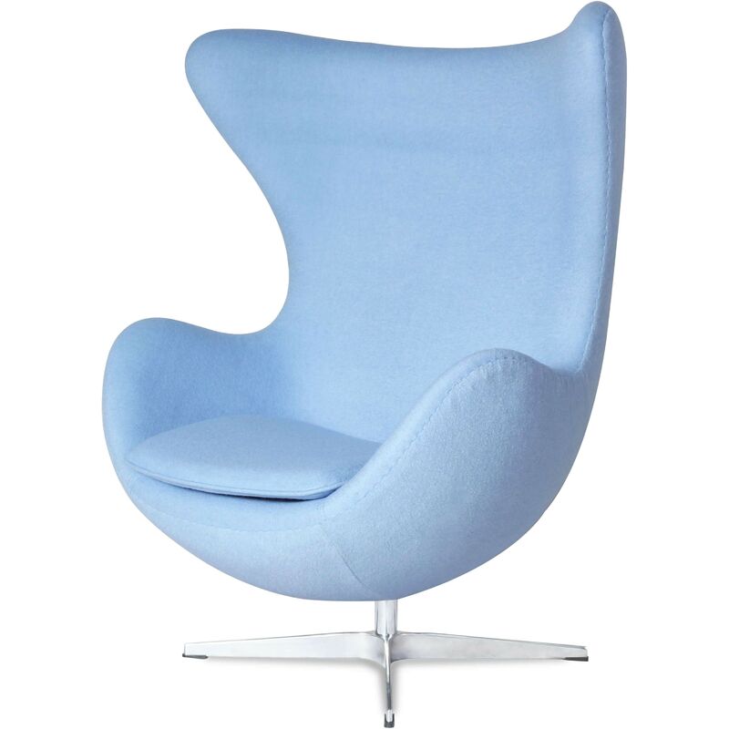 Sessel Egg Chair HQ in Kaschmir | Blau - Blau