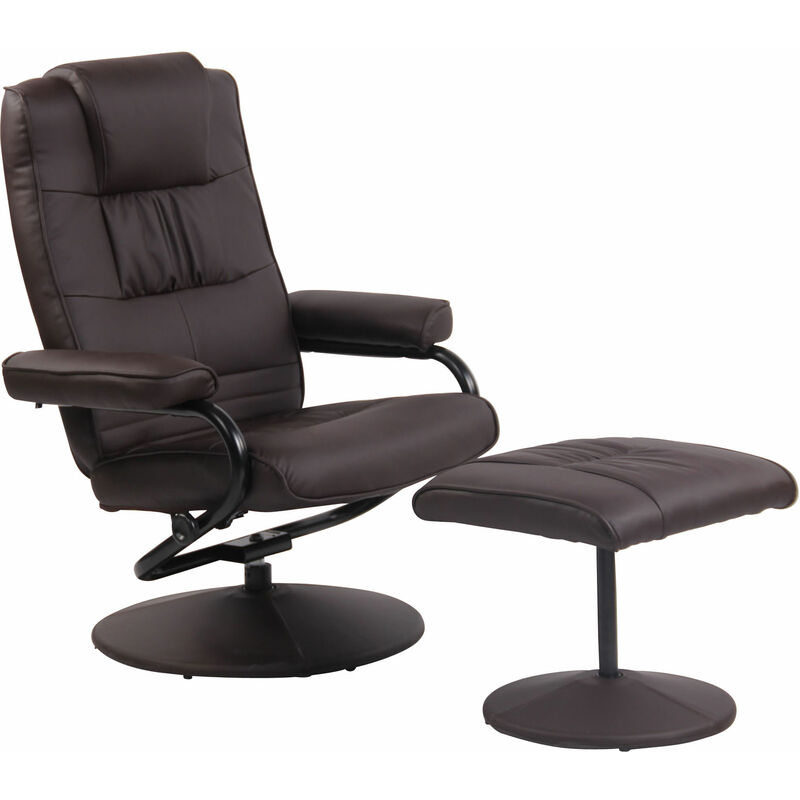 

CLP - Sessel Ennis mit Fußhocker Marrón