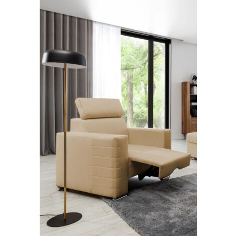 Sessel Fernsehsessel CANTON in Stoff Liverpool Beige