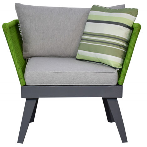 Sessel fuer Gartenset Cuba  gruen