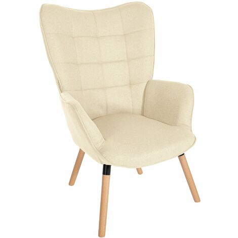 Sessel Garding Stoff-Bezug creme