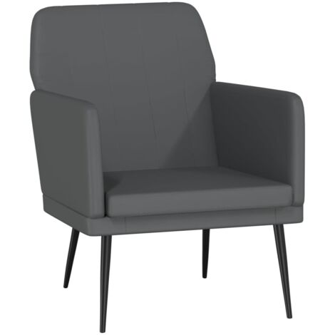 Sessel Grau 61x78x80 cm Kunstleder vidaXL