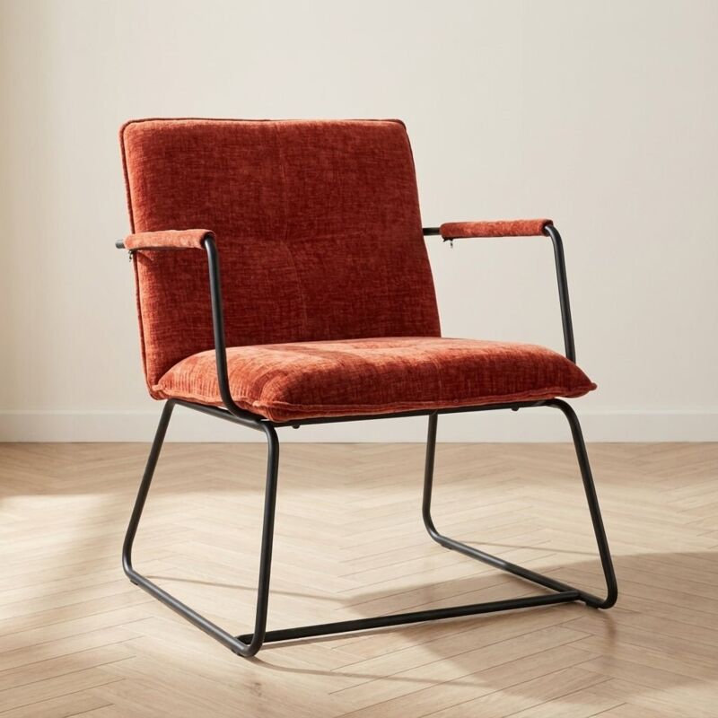 Dimehouse Sessel Hailey Kupfer Chenille