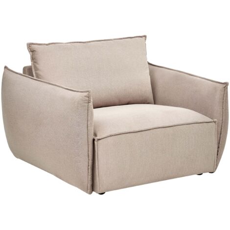 Sessel KUNES Stoff Taupe