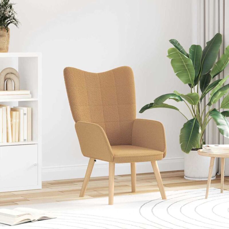 Entspannungsstuhl Beige 62 X 67 X 95, 5 Cm Stoff Vidaxl