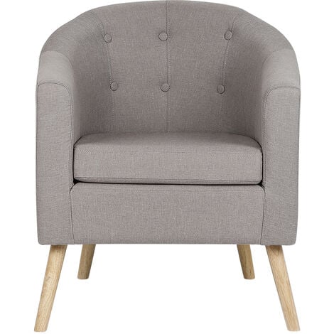 Sessel Loungesessel Chesterfield Cocktailsessel Armsessel Wohnzimmer Möbel Sessel grau