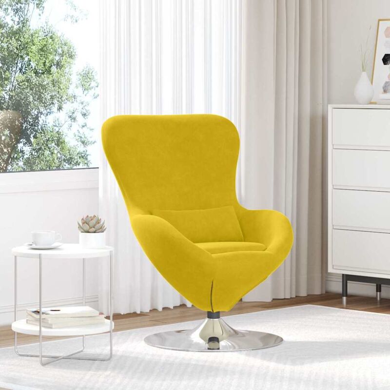 Eiersessel Gelb 63 X 73 X 90 Cm Samt Vidaxl