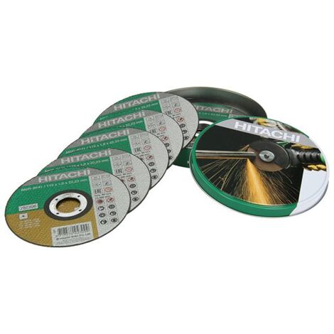 Set 10 disques à tronç. Ø 125 x 1 mm inox HIKOKI 782309