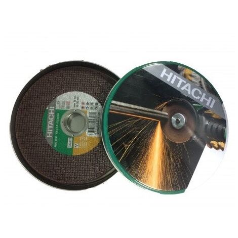 Set 10 disques à tronçonner Ø125 x 1mm inox & metal HIKOKI 782304