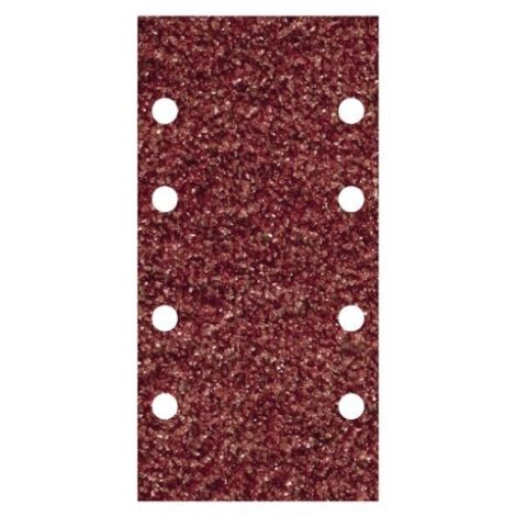 Set 10 fogli abrasivi adesivi corindone 40 grana 93x185mm 1766000 wolfcraft