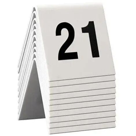 Set 10 Numeri Segnaposto 21-30