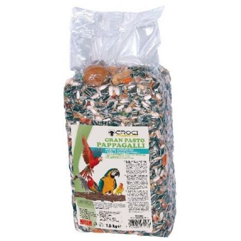 Set 10 pezzi Gran Pasto Pappagalli kg 1,5