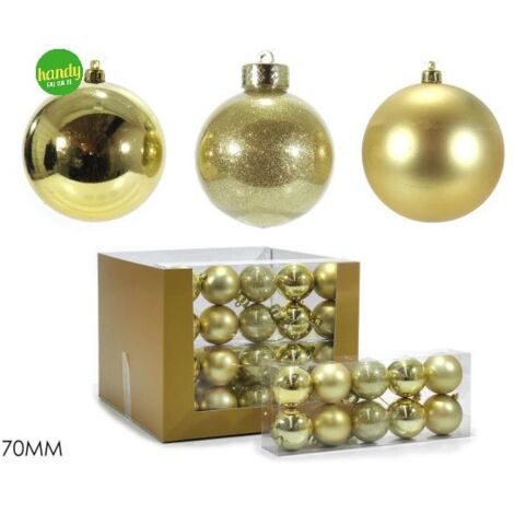 Set 10 Sfere General Trade Ø70mm Oro Mix