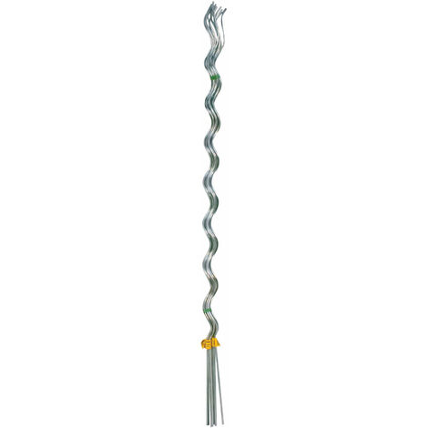 Set 10 Sostegni Tutori a Spirale per Piante Pomodori 150 cm in Acciaio Verdemax