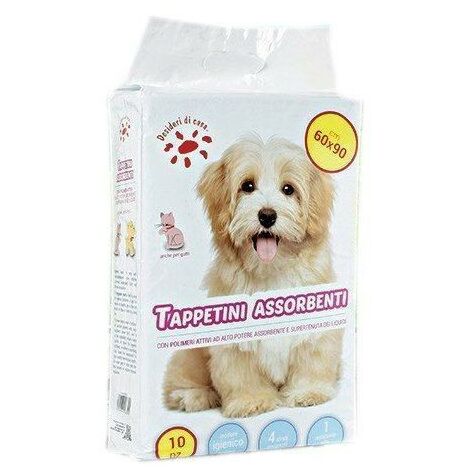 Set 10 Tapis Absorbants Pour Chiens Et Chats 60x90