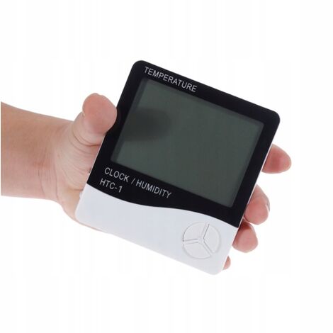 SET 10-tlg. HYGROMETER RAUMTHERMOMETER UHR