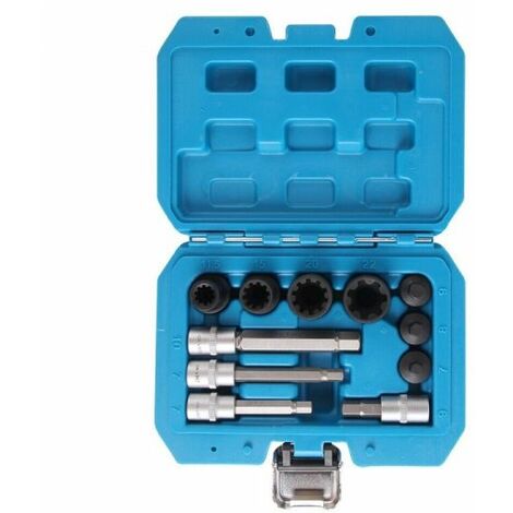 SET 11 BUSSOLE SMONTAGGIO MONTAGGIO PINZE FRENI PER MERCEDES 3/8'' 1/2'' 21478