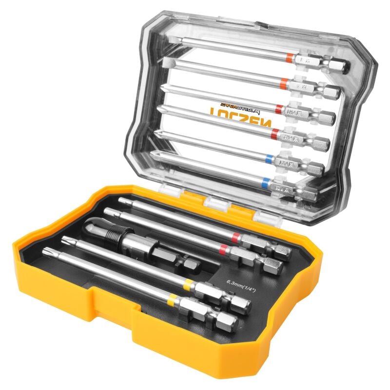 Tolsen - set 11 embouts mixtes 1/4' 100MM