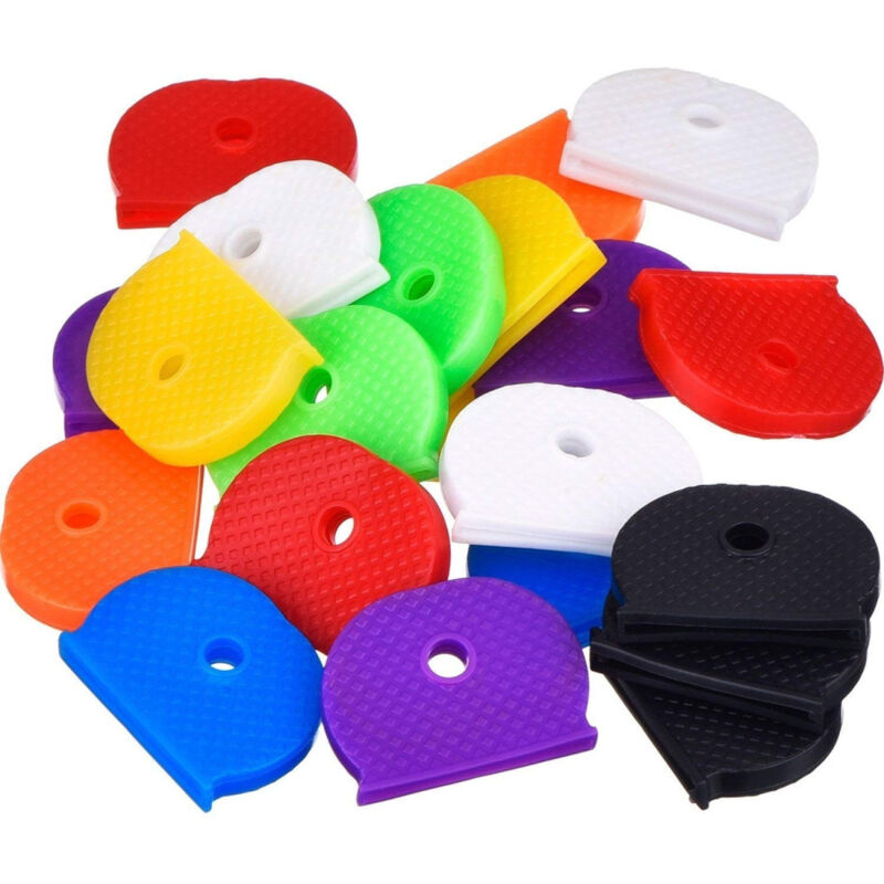 TrAdE Shop Traesio - Set 12 Pezzi Coprichiave Segnachiave Pvc Copri Segna Chiave Chiavi Portachiavi