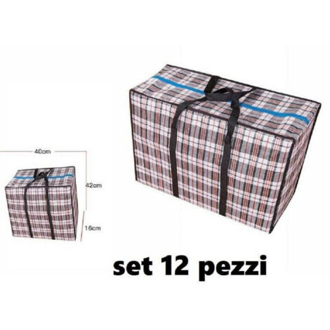 Set 12 Pièces Sacs Sacs De Shopping 40 X 42 X 16 Cm