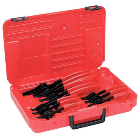 Set 12 Pinze For External Internal Elastics Reversible 45° To 90° 07209