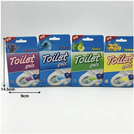 Set 12 Pz Bagno Wc Deodorante Gel Profum Avec Applicable