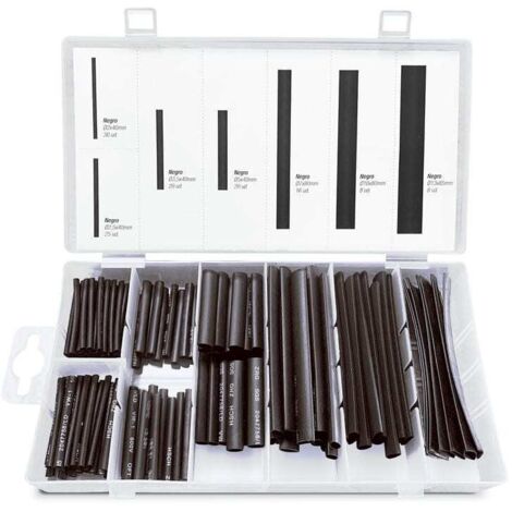 Set 127 fundas termorretráctiles onlex color negro
