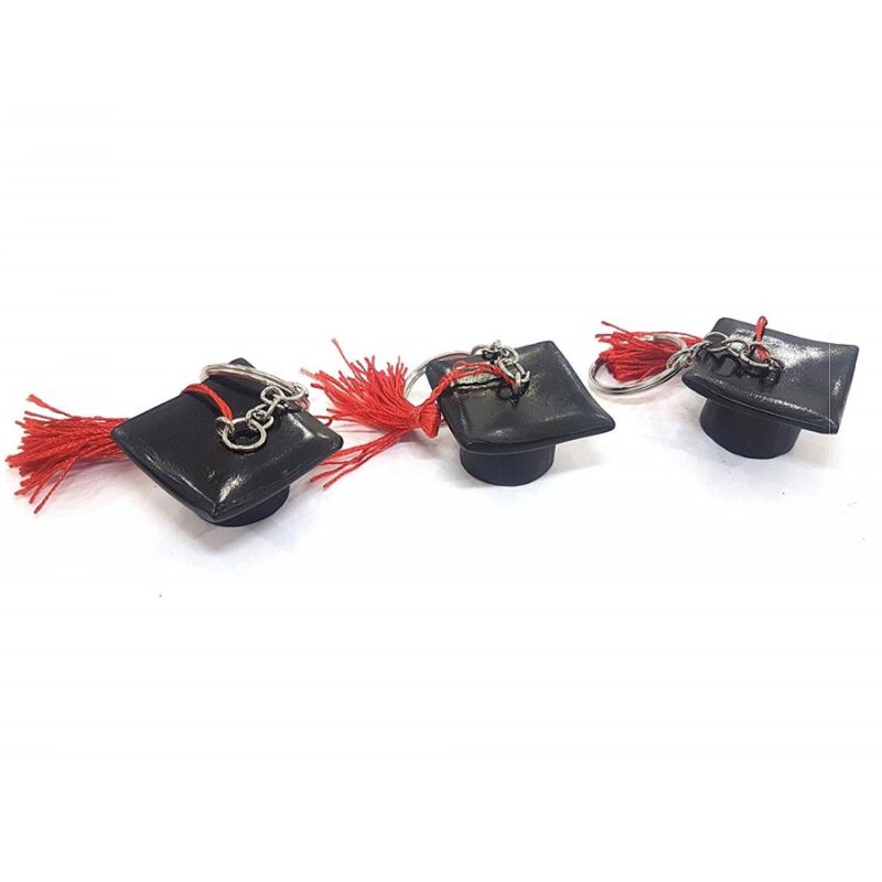 Set 12pz Bomboniera Bomboniere Laurea Cappello Portafortuna Tesi Portachiavi Chiave - - Trade Shop Traesio