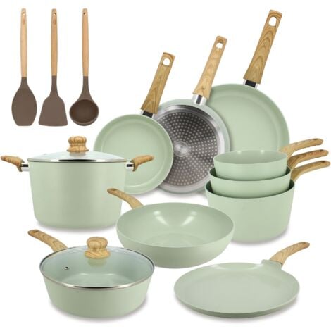 MENASTYL Set 13 pièces de cuisson aluminium, COLORAMA