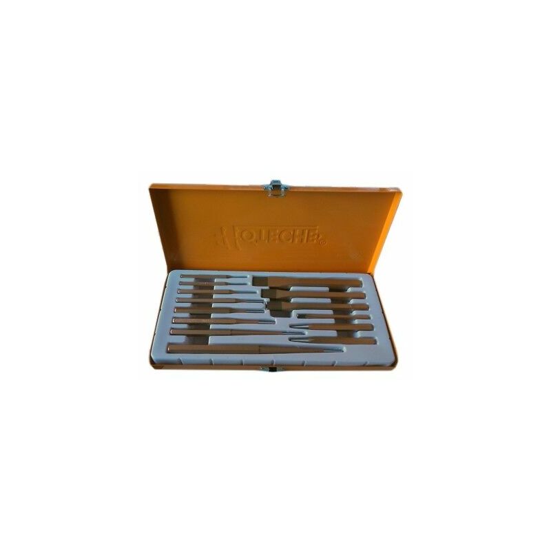 Set 14 scalpelli cacciaspine scalpello punzoni bulino piatti punte acciaio