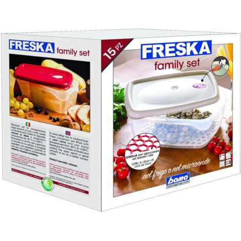Set 15 contenitori per Alimenti