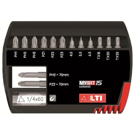 SET 15 INSERTI ESSENTIAL MYBIT15  OFFERTA
