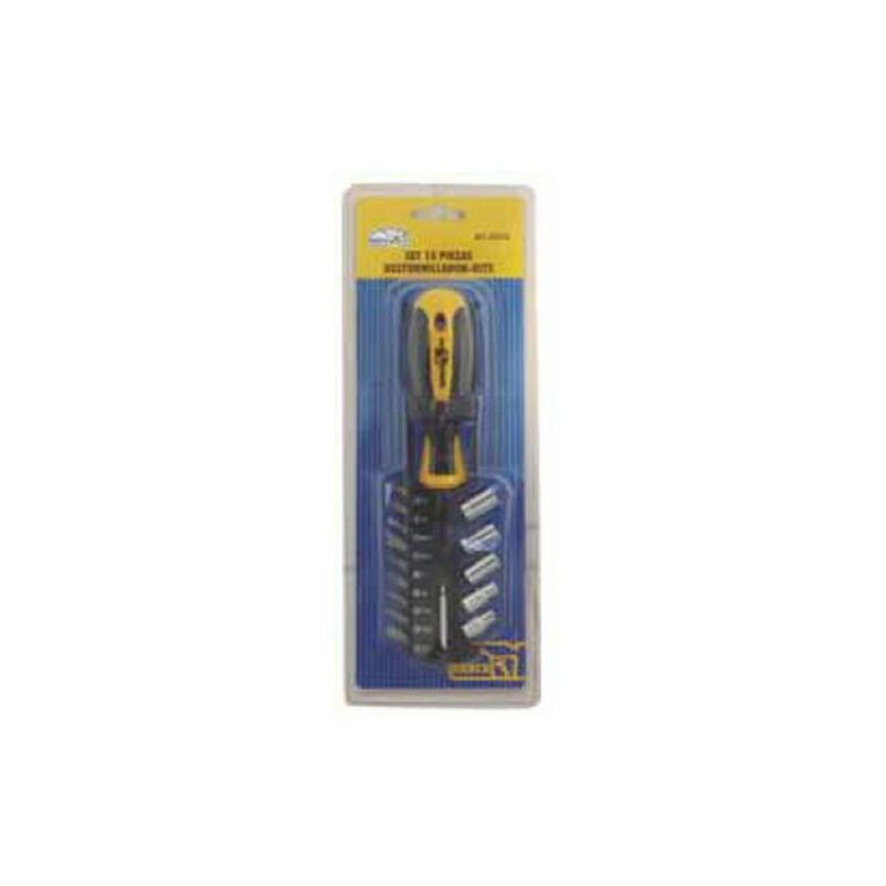 

Set 15 Pcs Destornillador Bits + Soporte para cintur¢n