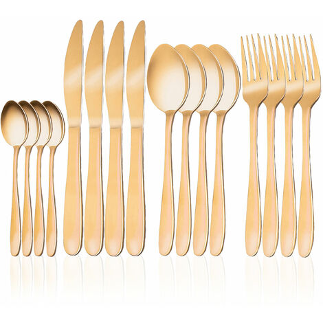 Set 16 pz Posate oro