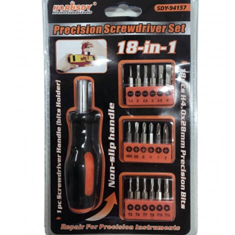 Set 18in1 Points De Chasseurs Assortis Outils De Précision