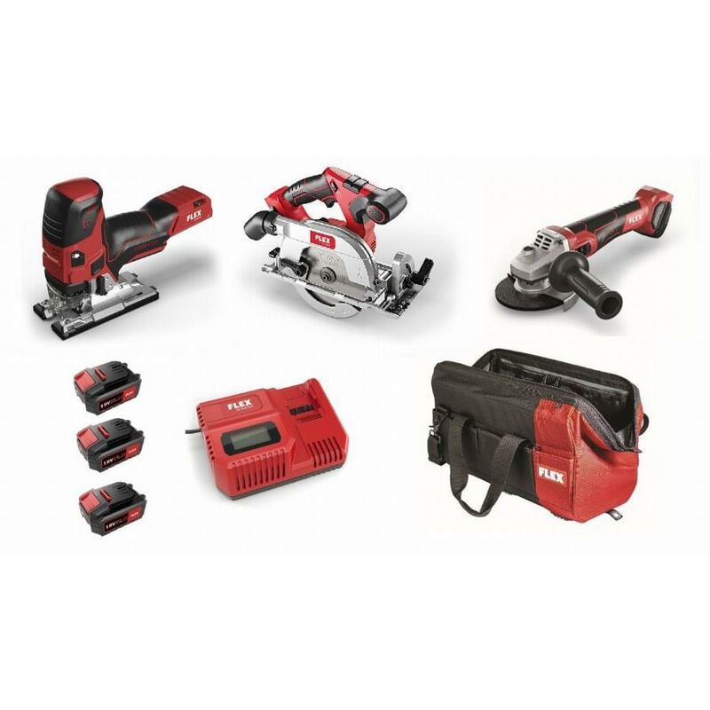 Set 18V Flex Seghetto alternativo + sega circolare...