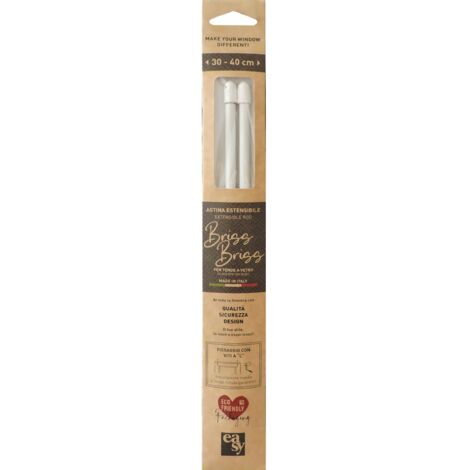 SET 2 ASTINE BRISS-BRISS 30-40CM BIANCHE