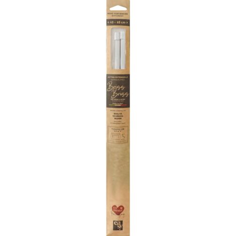 SET 2 ASTINE BRISS-BRISS 40-65CM BIANCHE