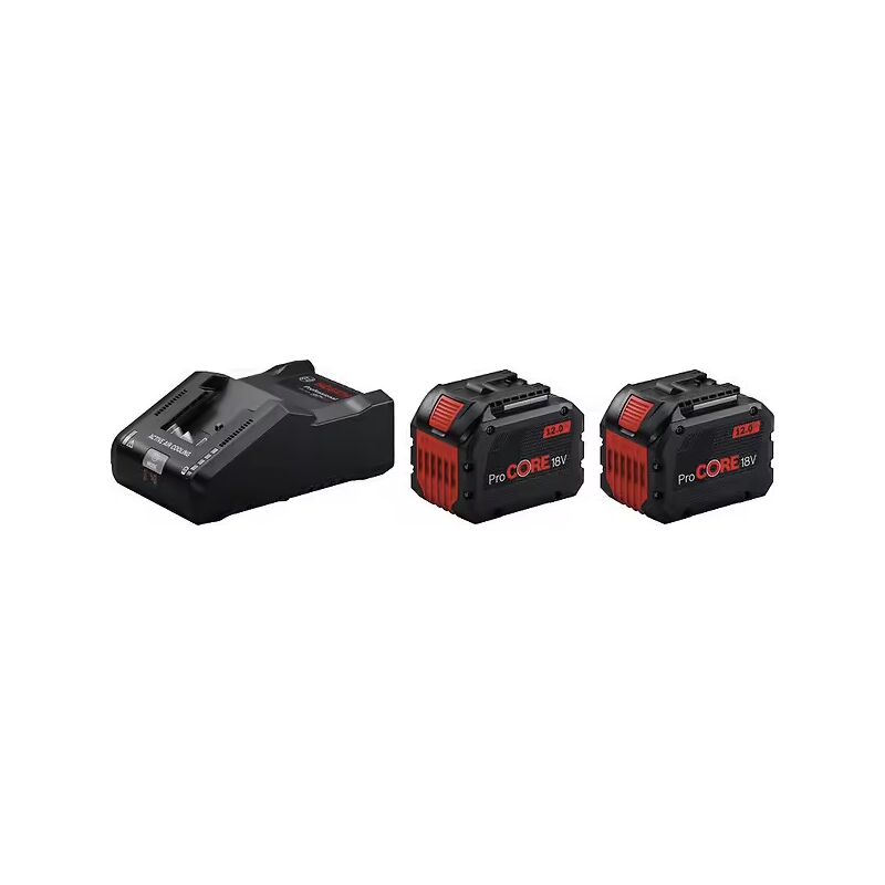 Bosch - Pack de 2 batteries ProCORE18V 12Ah + chargeur gal 18V-160 1600A02T5W