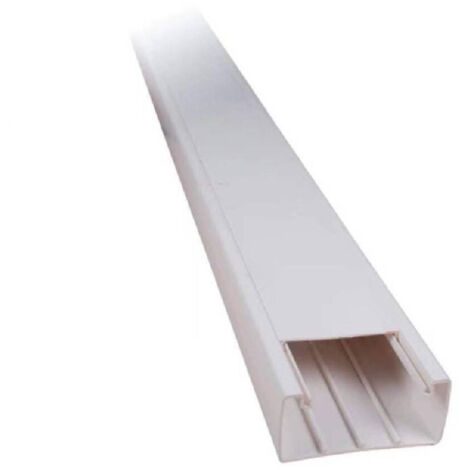 Set 2 Canalina Passacavi In Plastic 2 Metri 12 X 12 Mm Autoadesive Ct2 56212a