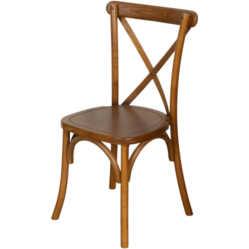 Biscottini - Chaise de cuisine moderne Chaise empilable Chaise en bois salle à manger Chaises de Restaurant rustiques Vintage Thonet