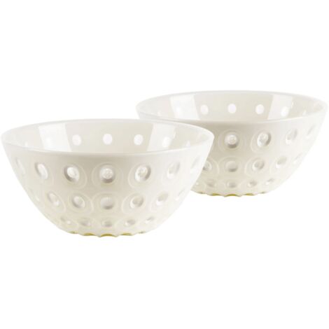 SET 2 CIOTOLE ⌀12CM 'LE MURRINE' BIANCHE GUZZINI
