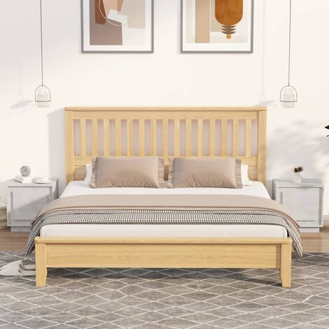 Set 2 Comodini da Camera da Letto,Tavolini da Letto Moderni HAMAR Bianchi  40x35x44,5 cm in Legno di Pino -BN87033