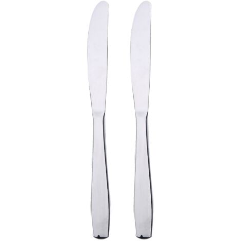 SET 2 CUCHILLOS en ACERO INOXIDABLE